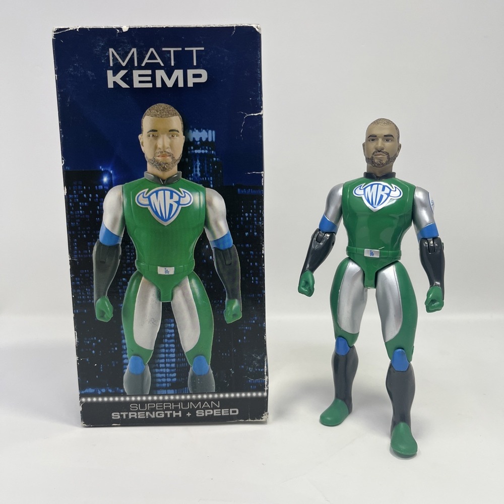 Matt Kemp Los Angeles Dodgers Superhuman 7" Action Figure 2010 SGA LA Dodgers